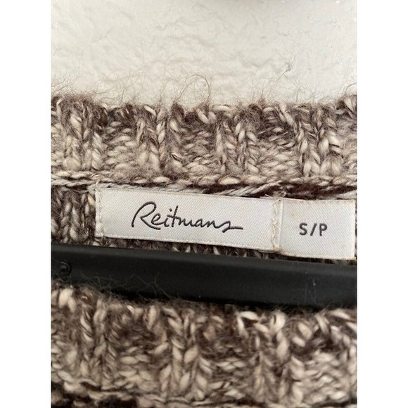 Reitmans cotton mix media stripe color block Sweater size S - Picture 5 of 5